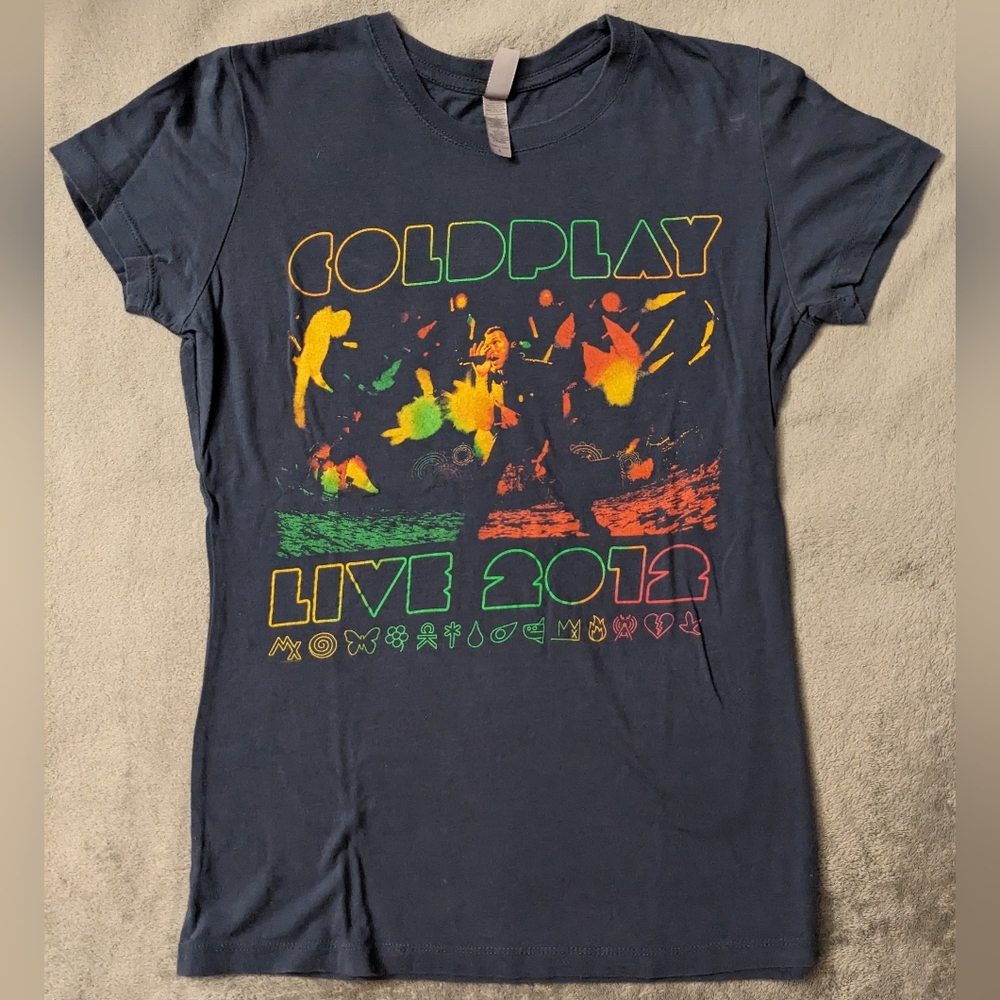 Coldplay band tee